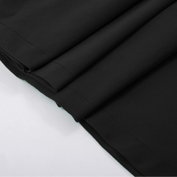 NWT, Belle Poque Women’s High Waist Pleated Skirt with Pockets in Black, Sz M - Picture 11 of 16